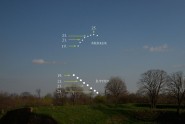 Kretanje Merkura i Jupitera od 19. do 26. marta 2011. (kliknite za veću sliku)